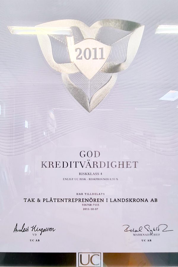 UC-God kreditvärdighet